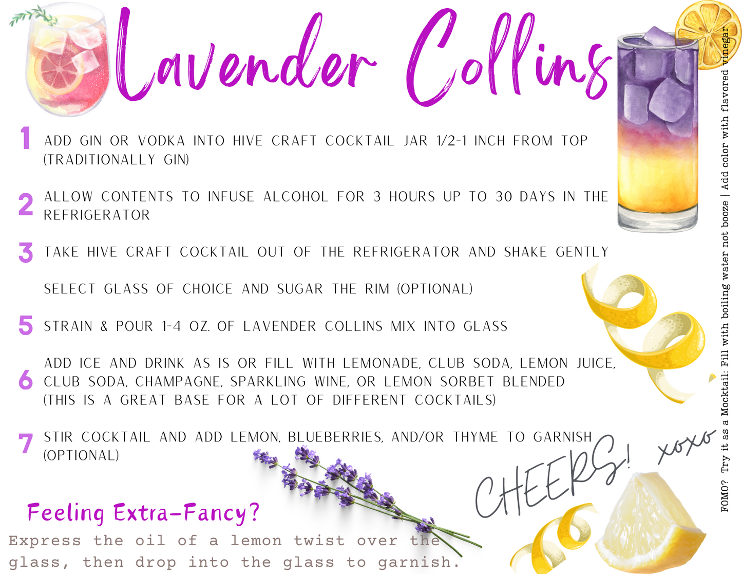 Savor the Soothe: Hive Craft Cocktails Lavender Collins