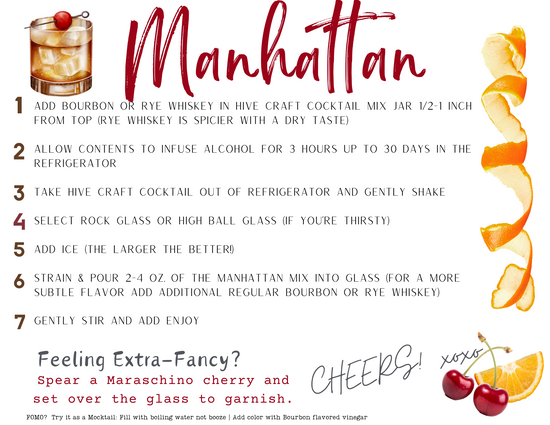 Hive Craft Cocktail Manhattan