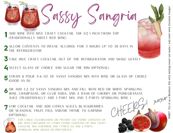 Unleash the Flavor with Hive Craft Cocktails's Sassy Sangria